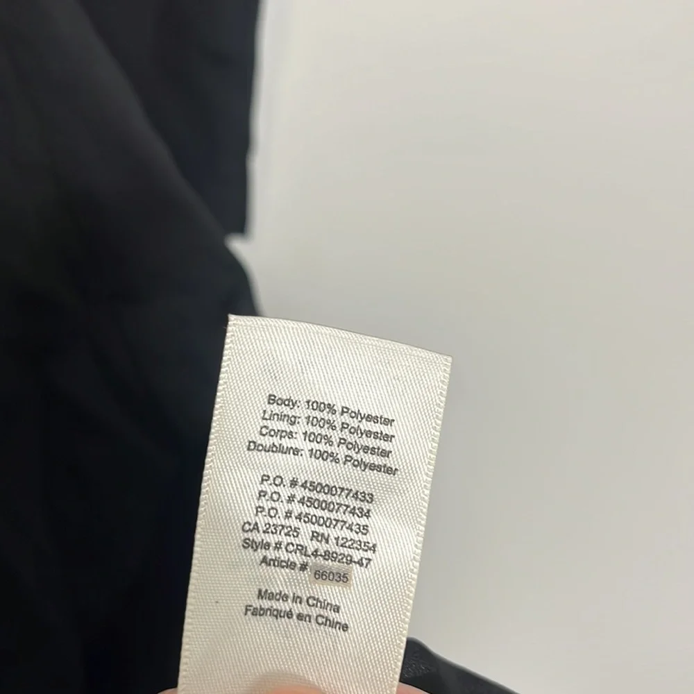 Aritzia Wilfred Aubagne Wrap Midi Dress Black Size 2 - Picture 5 of 6